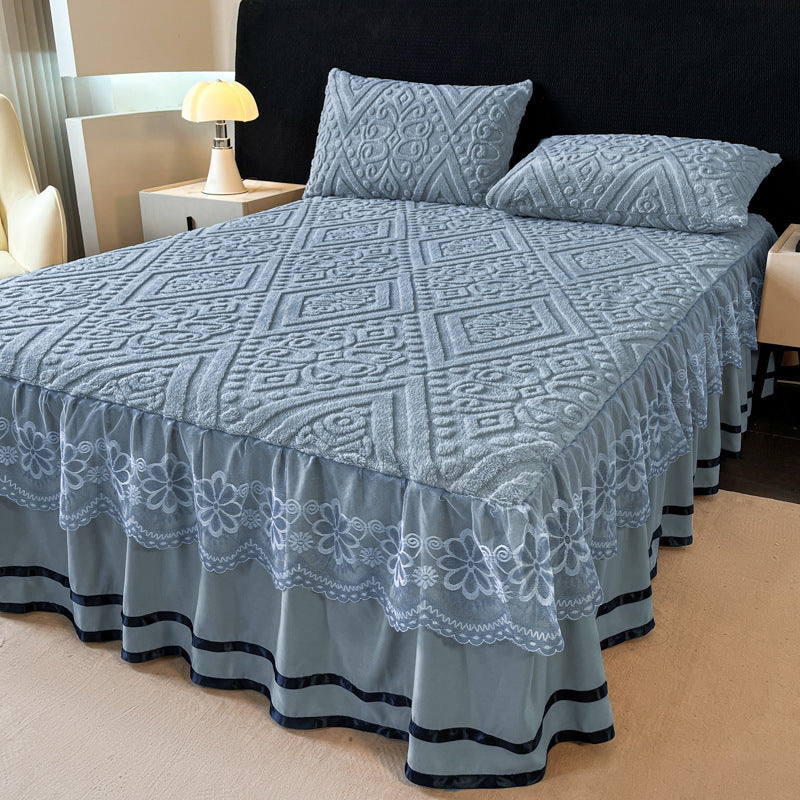 Drap en velours matelassé - texture velours